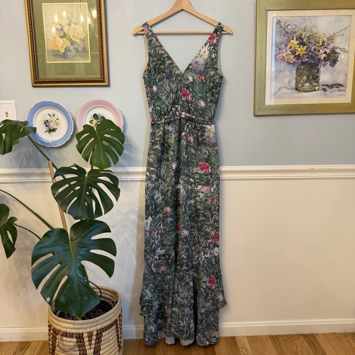 H&M Floral Chiffon Maxi Dresses for Women for sale | eBay H&M Floral Chiffon Maxi Dresses for Women for sale | eBay