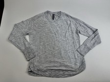Athleta Crew Neck Women  s Sweatshirt Size S Grey