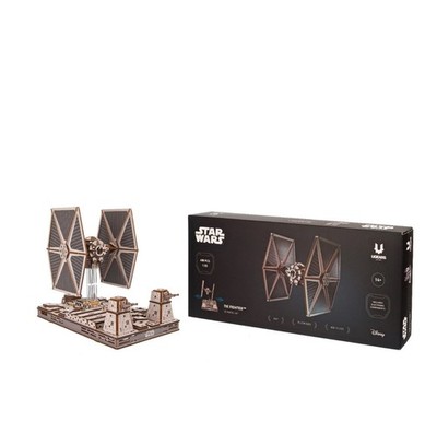 TIE Fighter  Holzmodell Star Wars DIY Bausatz Geschenk Sammlerstück Ugears 70270