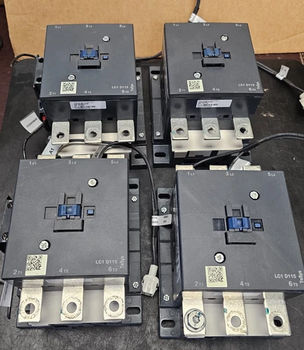 4PC SCHNEIDER ELECTRIC LC1D115 CONTACTORS, 250A, 1000V