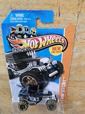 Hot Wheels BAJA BONE SHAKER Black; 2013 HW Stunt Series 90/250