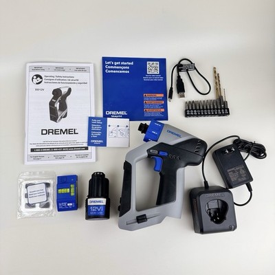 Dremel Blueprint Multi-Drill Kit 12V 3-in-1 Driver Cordless DD12V EXCELLENT LN!
