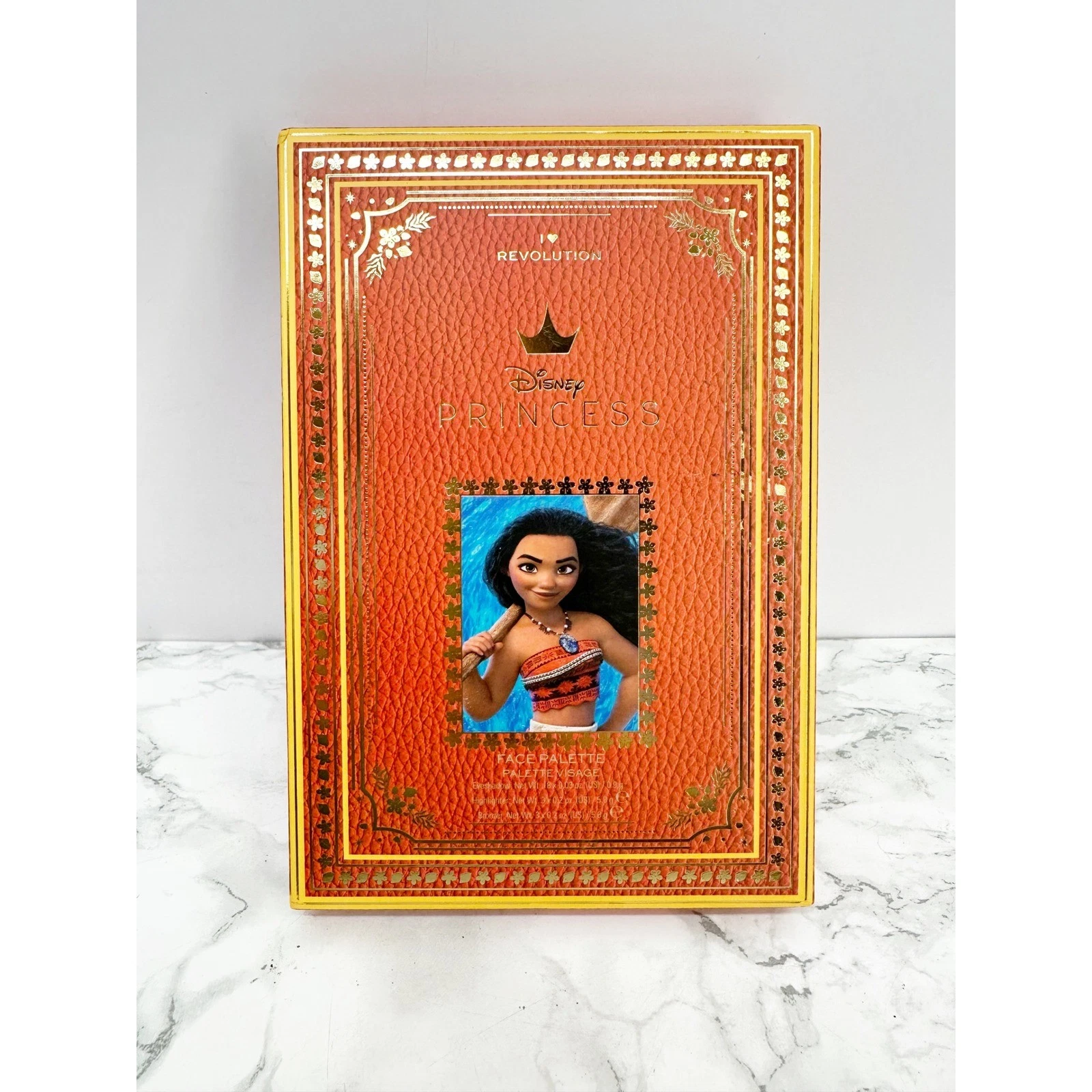 I Heart Revolution Disney Princess Moana Face Palette OS Orange Makeup