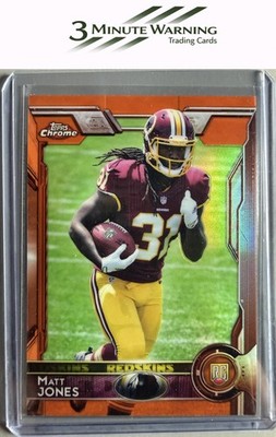2015 Topps Chrome #153 Matt Jones Orange Refractor