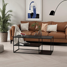 Tavolino Basso Da Soggiorno 120 X 50 X 50 Cm Tavolino Rettangolare in Accaio a 3