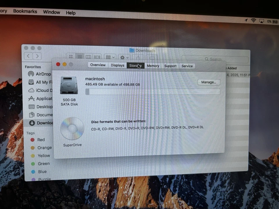 Apple MacBook Pro A1286 15" Late 2011 4GB RAM, 500GB HDD, Corei7 2.2HZ Sierra - Image 4 of 4