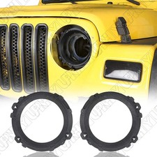 2x 7" Led Headlight Mounting Bracket Ring For Jeep Wrangler TJ 1997-2006 Plastic