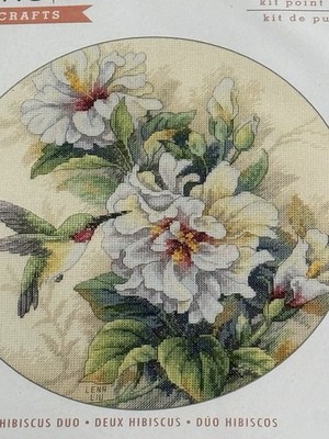 Dimensions Hibiscus Duo Cross Stitch Kit  