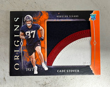 2024 Panini Origins Cade Stover Rookie Jumbo Jerseys #RJJ-CST Orange /75 MEM RC