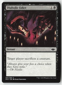 Diabolic Edict - Modern Horizons (MH1) #87 Common