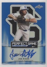 2015 Leaf Metal Draft Perfect Game Blue Prismatic 8/25 Joe Rizzo Auto 4l3