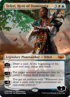 1x Teferi, Hero of Dominaria - Foil Light Play MTG Magic - Kid Icarus -