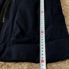  L Calvin Klein Navy Men's Zip-up Jacket - Vintage