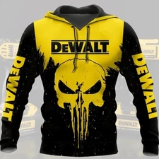 Hot Dewalt Hoodie Top Men's 3D All Over Prints Size S-5XL