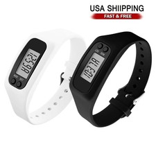 Waterproof Step Counter Watch Fitness Tracker Watch Calorie Distance Pedometer