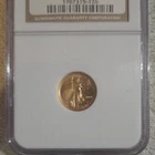 U.S. Mint NGC Certified American Eagle 1/10 oz Gold Bullion Coin 0.9167 Fineness