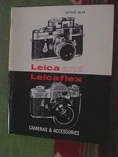 Vintage LEICA and LEICAFLEX Cameras  Accessories CATALOG No. 38 Jan 1 1965