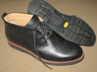EXCELLENT Samuel Hubbard rainy-day-reboot black leather dress boots mens 14  eu48 | eBay