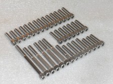 Triumph 3T 5T Speed Twin 6T T100 pre-unit engine Stainless UNC Allen Bolts 37-58