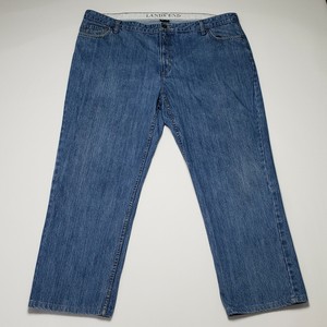lands end men's blue jeans