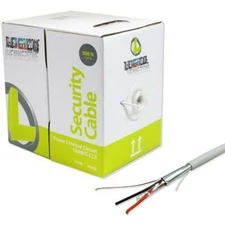 Burglar Alarm 18/2 AWG 500' ft Stranded Shielded Control Speaker Security Cable