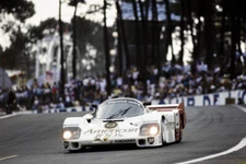 David Hobbs Jo Gartner Guy Edwards Fitzpatrick Porsche 956 B 1985 Old Photo 4