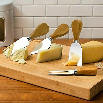 4pcs//set Cheese Knives with Wood Handle Stainless Steel Cheese Cutter #d