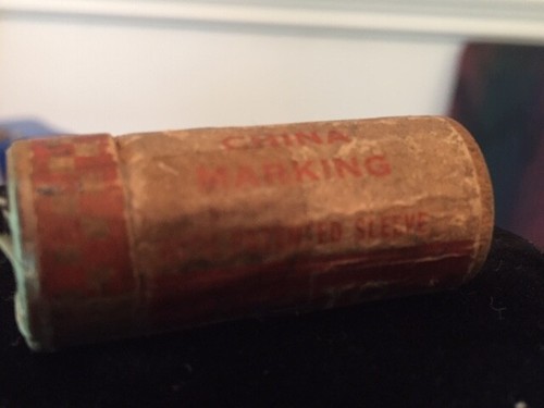 Listo wooden container Red leads advertising container Vintage - Picture 7 of 9