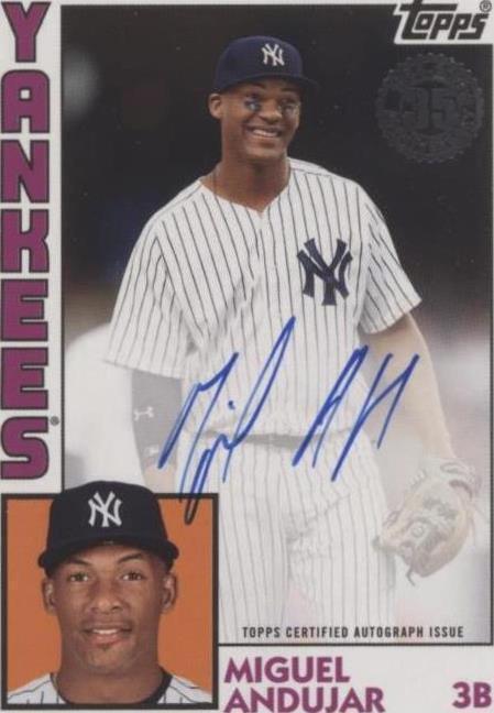 2019 Topps - Miguel Andujar #84A-MA - 1 of 1