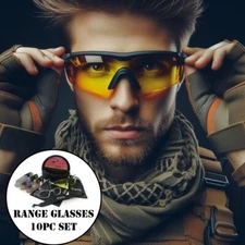 NATO® Tactical Safety Range Glasses UV400 5 Lens Protective eyewear Kit USA ship