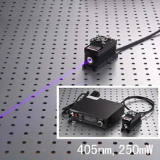 405nm 250mW Blue-violet Semiconductor Laser Module Head PS-II Type Power Supply