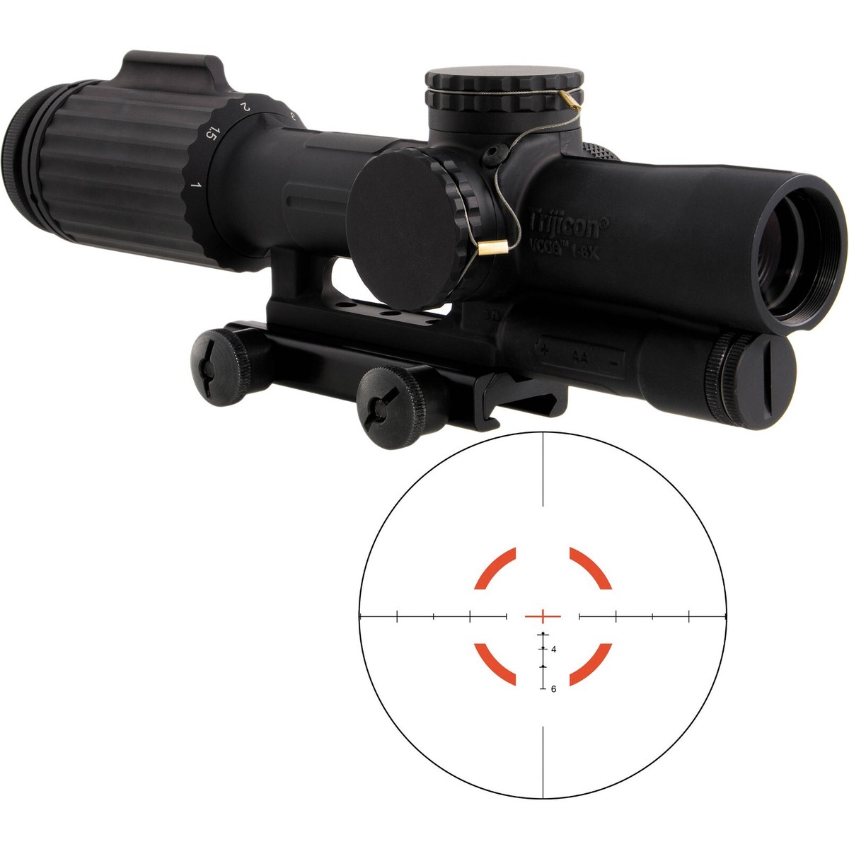 2016　TAC　高度共通午前Ⅰ　DVD付き Trijicon VCOG 1-6x24 Riflescope With Ta51 Mount Segmented