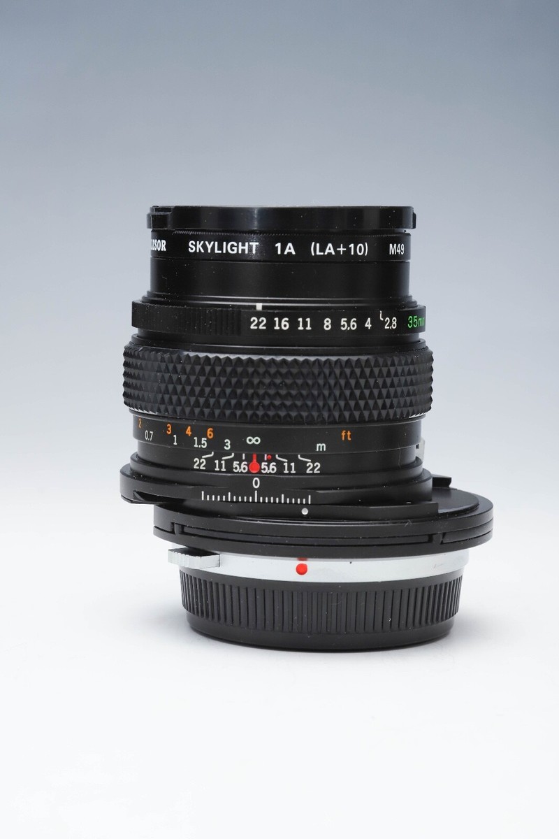 Olympus OM System Zuiko 35mm f/2.8 Shift Lens With Box, Case