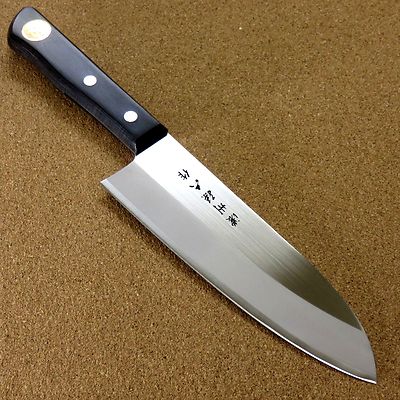 Japanese Nosyu Magoroku Kitchen Santoku Knife 170mm 7 in Molybdenum SEKI JAPAN