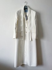 Womens Prada Wool Cashmere Cashgora Coat W/ Belt Rrp £3500
