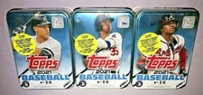 3x 2021 TOPPS BASEBALL TIN AARON JUDGE / CODY BELLINGER / RONALD ACUNA SERIES 1