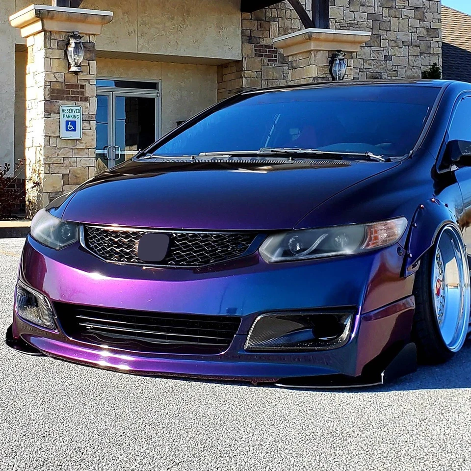 Faros proyectores negros con LED DL para Honda Civic Coupé 06-11 2 puertas FA FG Foto 4 de 4