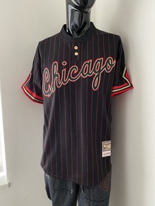 chicago bulls baseball jersey mitchell and ness