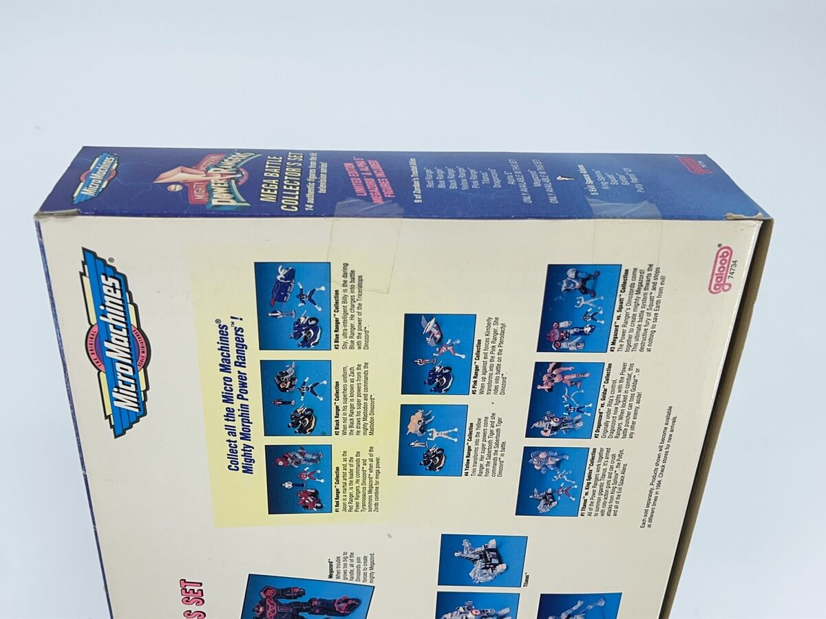 NEW vtg Micro Machines Mighty Morphin Power Rangers Mega NEW vtg Micro Machines Mighty Morphin Power Rangers Mega
