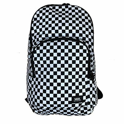 vans black and white checkerboard backpack