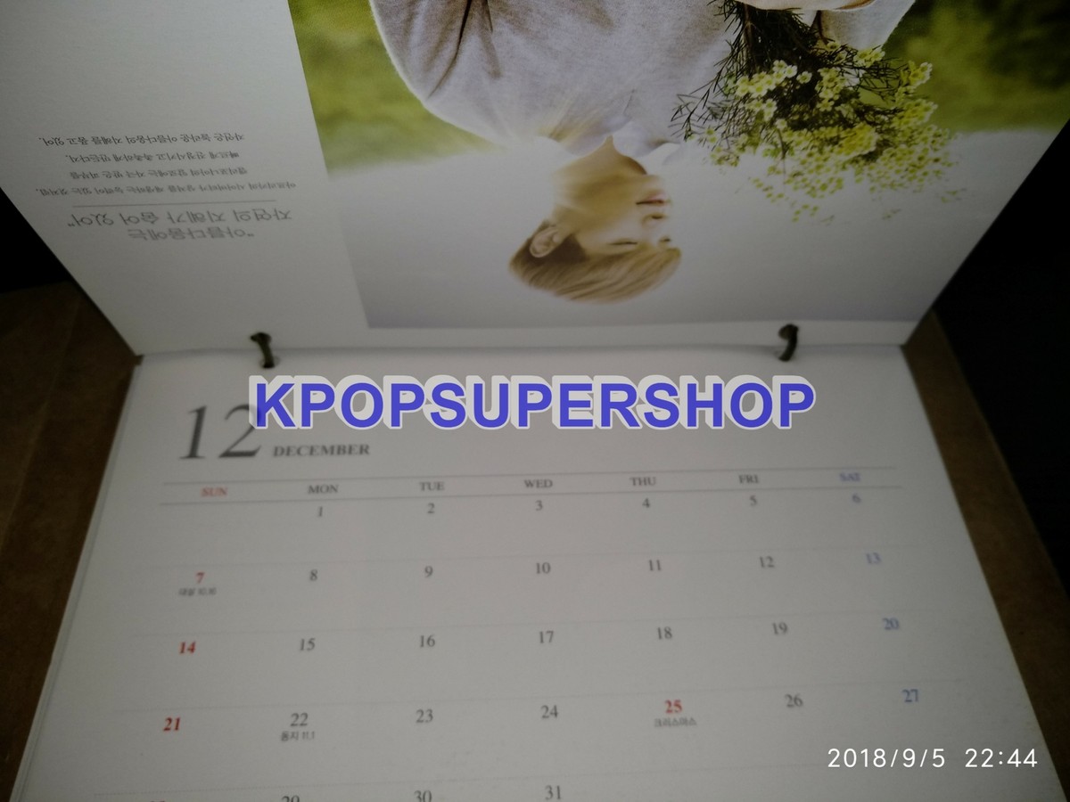 EXO EXO-K EXO-M Nature Republic Limited Calendar Luhan D.O