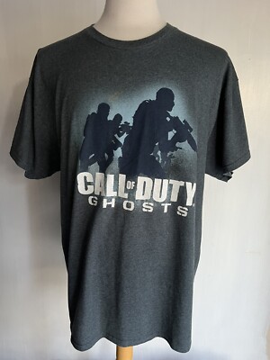 CALL OF DUTY: GHOSTS (2013) Official Men's Video Game Promo T-Shirt Size XL