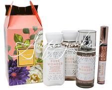 Bath Body Works You Are Wonderful Pure Wonder 4 Pc Travel Set Perfume Lotion