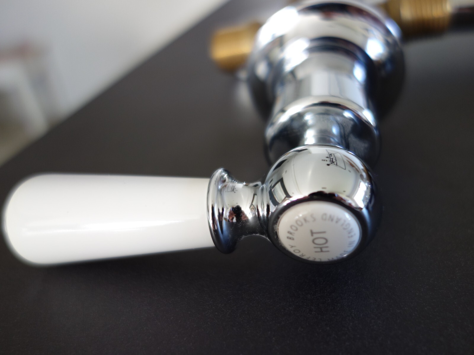 Lefroy Brooks WL 1212 Classic Wall Mounted Tap with White Levers eBay