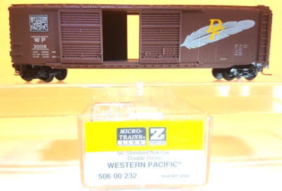 Z MTL 506 00 232 50ft Std Box Car Double Doors Western Pacific WP
