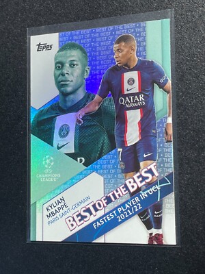 キリアン・ムバッペ　究極美品（22/23 TOPPS FINEST UEFA） キリアン・ムバッペ 究極美品（22/23 TOPPS FINEST UEFA