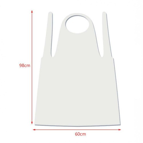 5/20/30/50x Disposable Aprons kitchen Children For Painting Cooking Barbecue New - Picture 8 of 12
