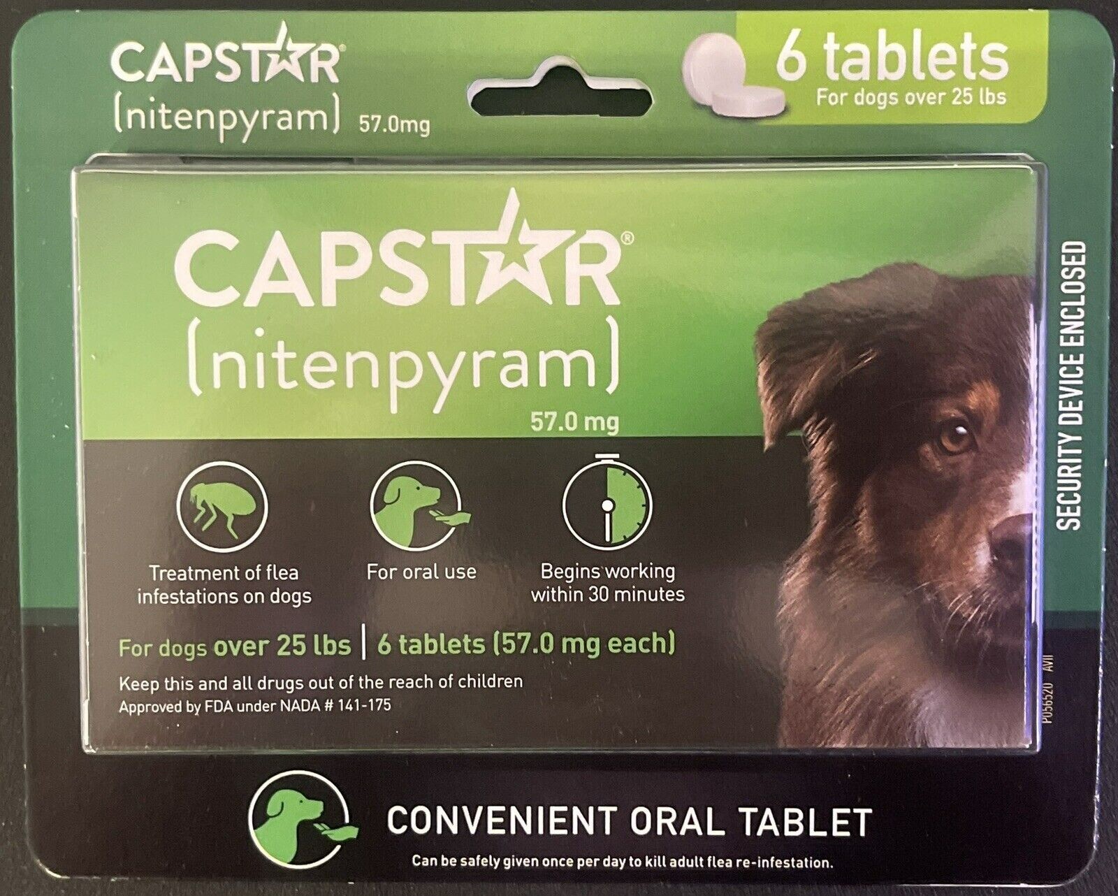 CAPSTAR (nitenpyram) 6 Tablets Dogs OVER 25lbs Exp 1/25 eBay
