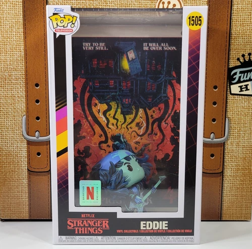 FUNKO POP EDDIE 1505 STRANGER THINGS NETFLIX EXCLUSIVE COMIC COVERS w PROTECTOR