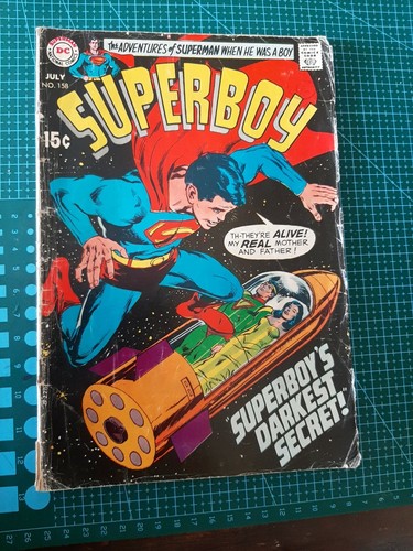 SUPERBOY #158 FN (6.0) DC COMICS JULY 1969 - Picture 1 of 8
